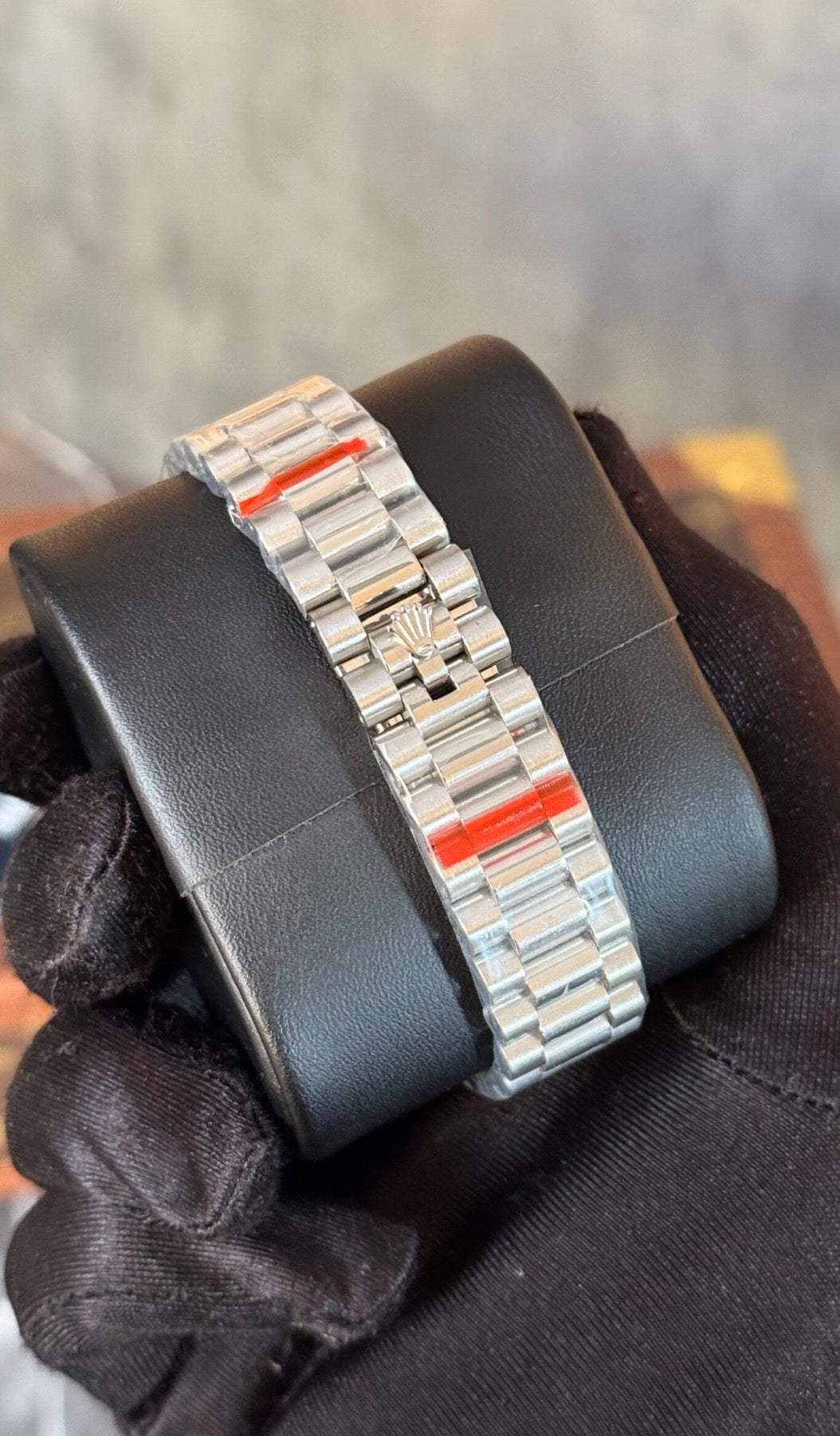 Rolex Date - Just Plata Esfera Negra