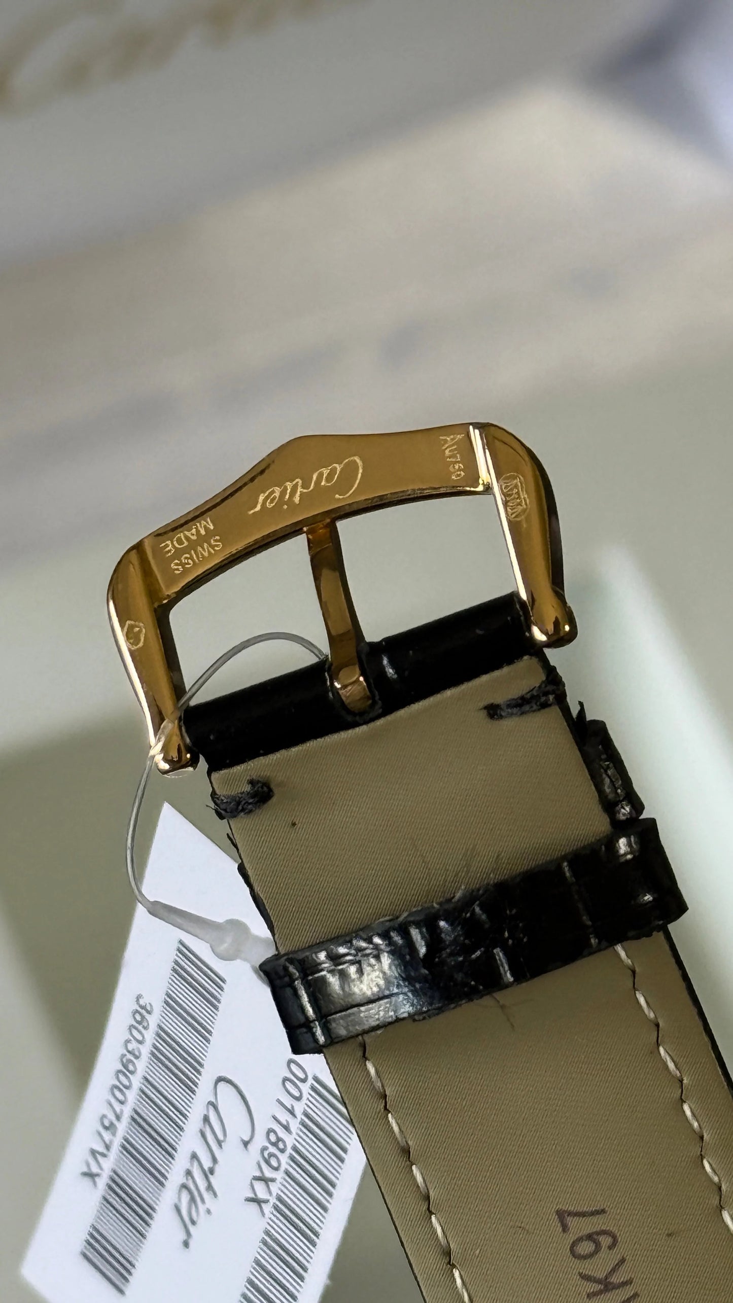 Cartier Santos Dumont Negro Esfera Dorado Full Oro