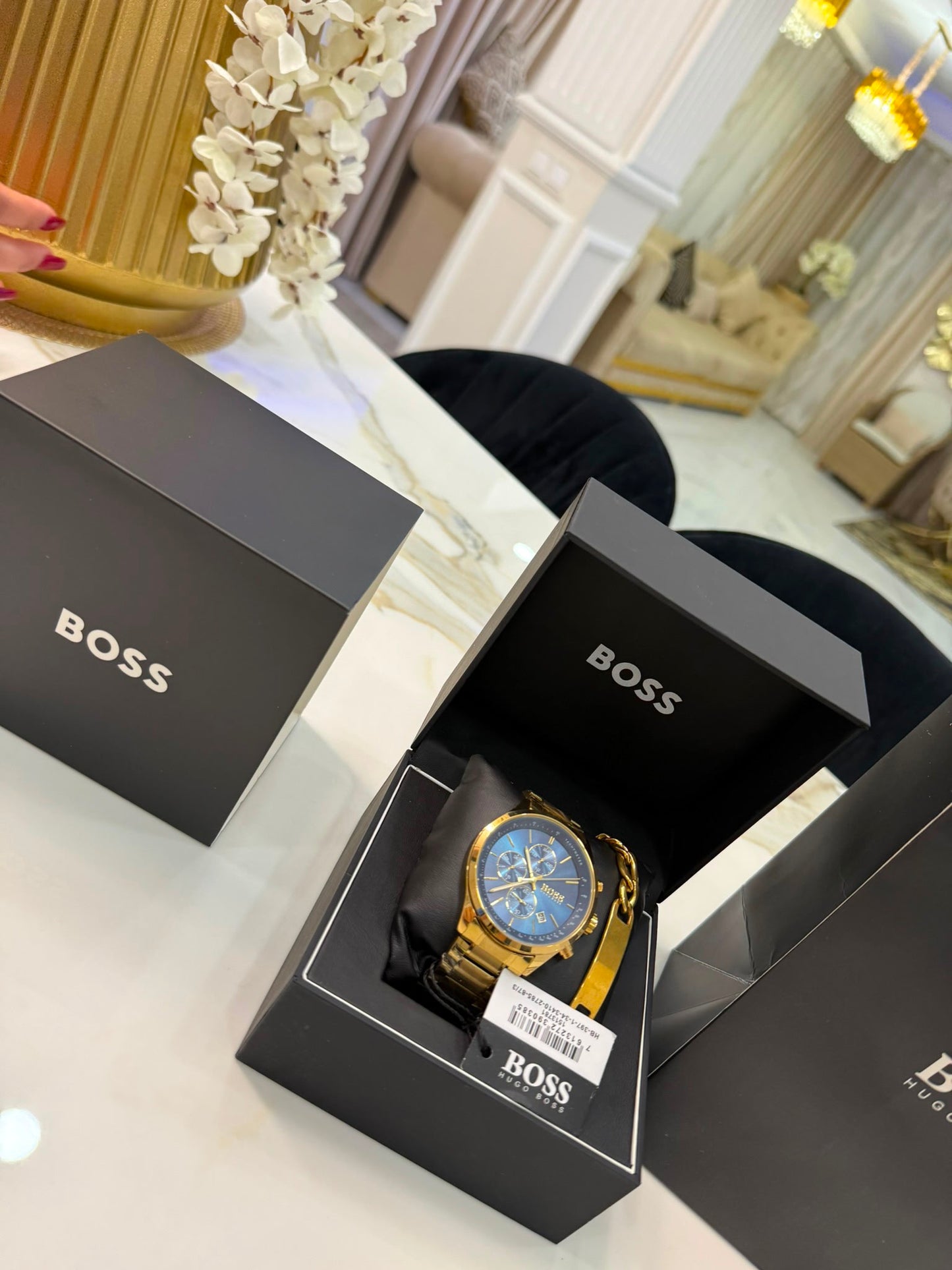 Hugo Boss Con Caja Original Y Pulsera De Regalo