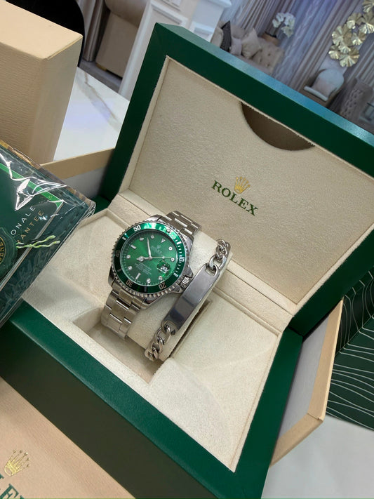 Rolex Submariner Con Caja Original Y Pulsera De Regalo