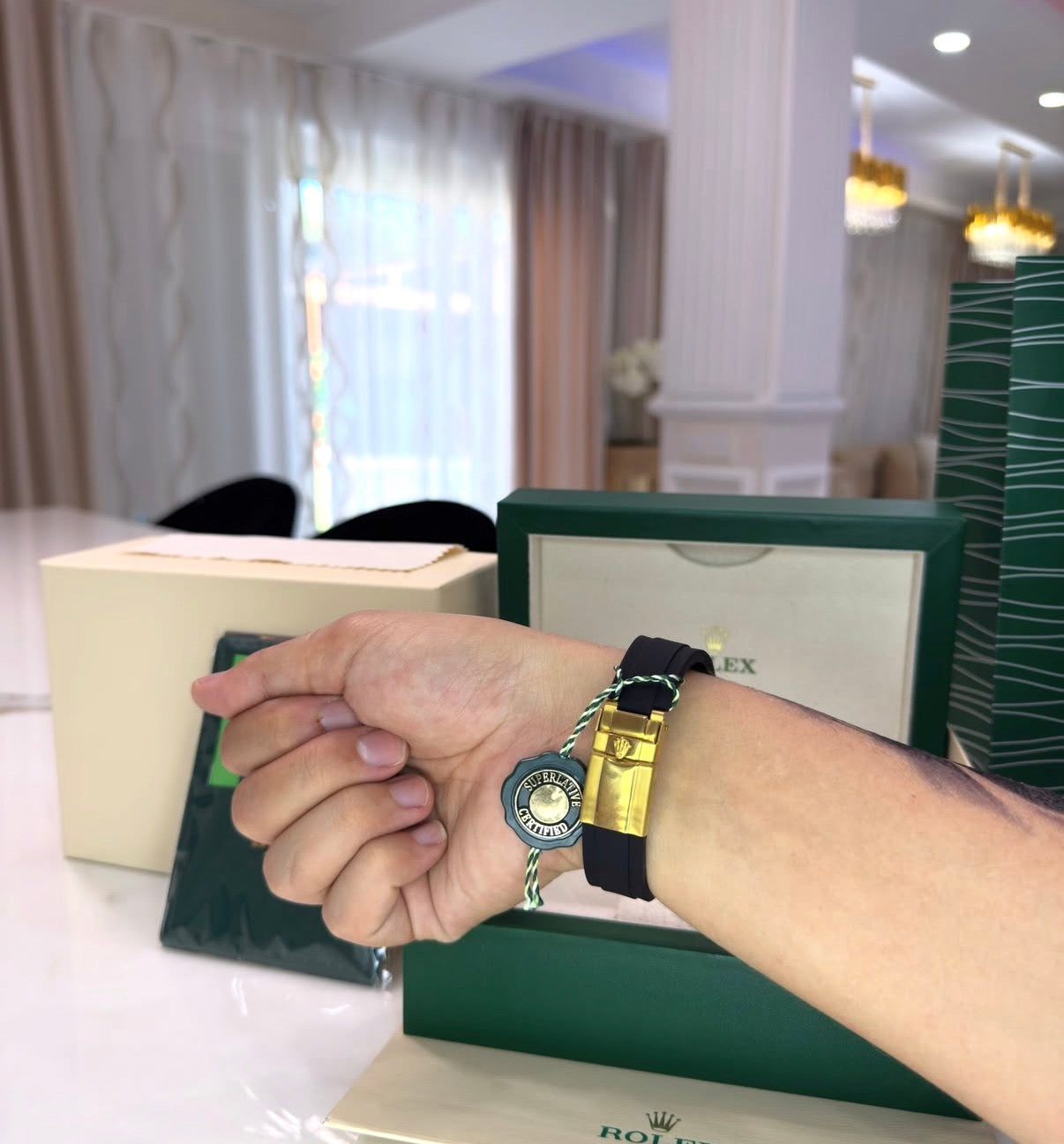 Rolex Daytona Con Caja Original Y Pulsera De Regalo