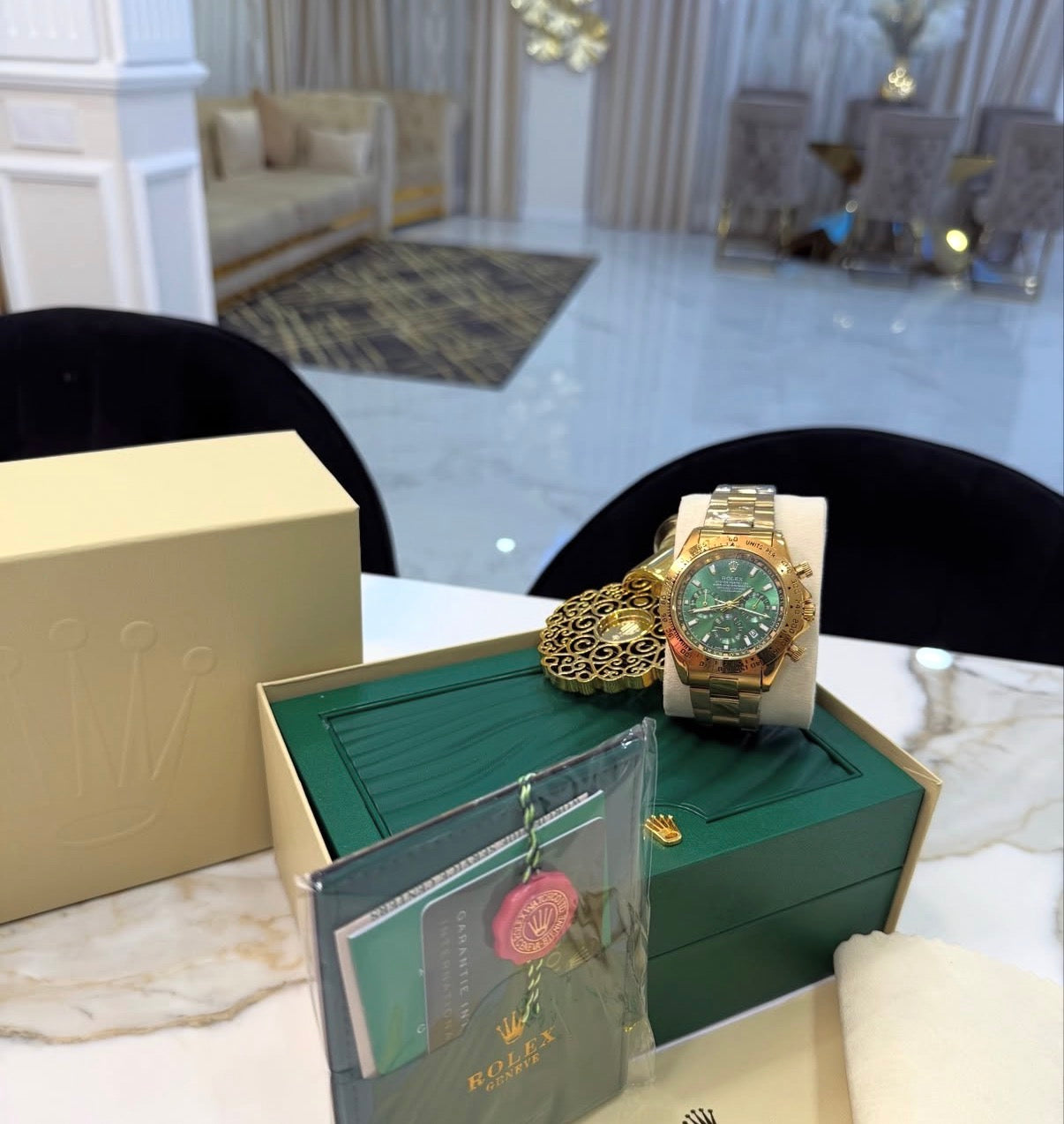 Rolex Daytona Con Caja Original Y Pulsera De Regalo