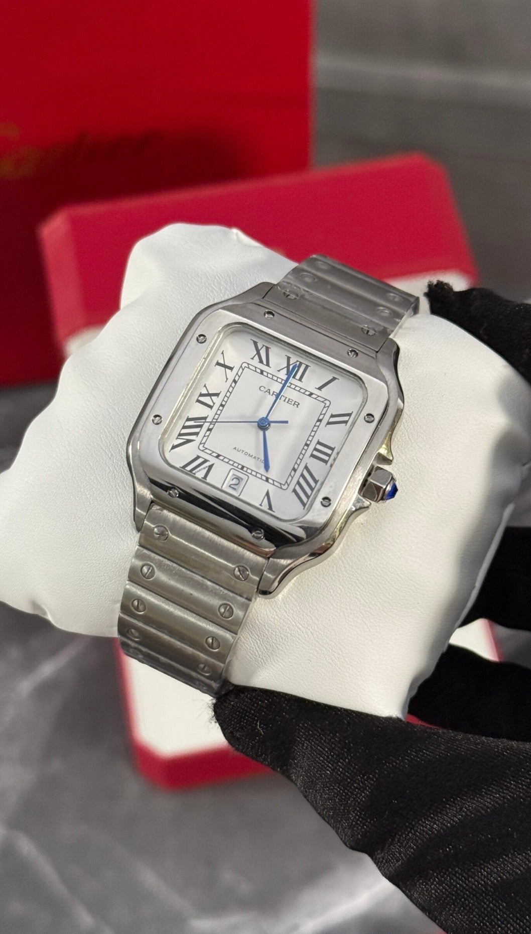 Cartier Santos Plata