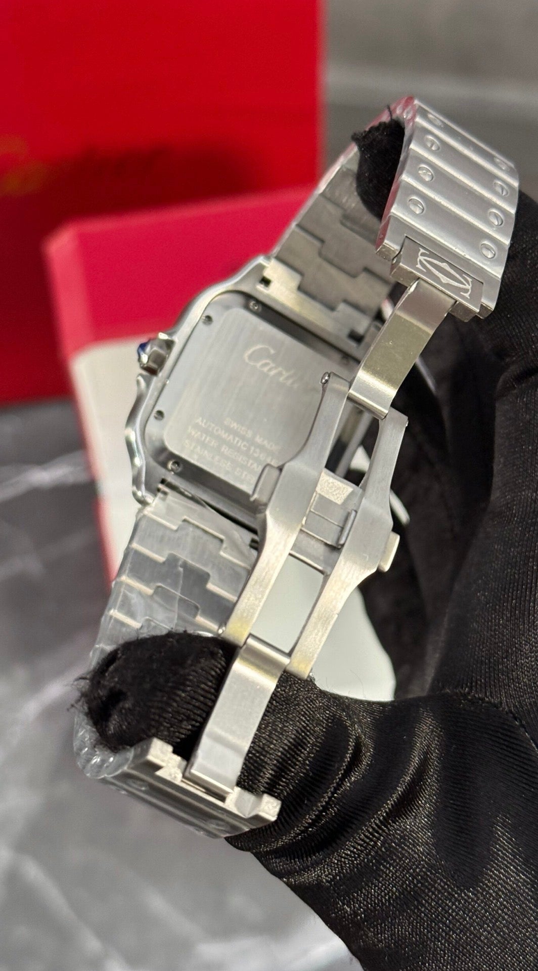 Cartier Santos Plata