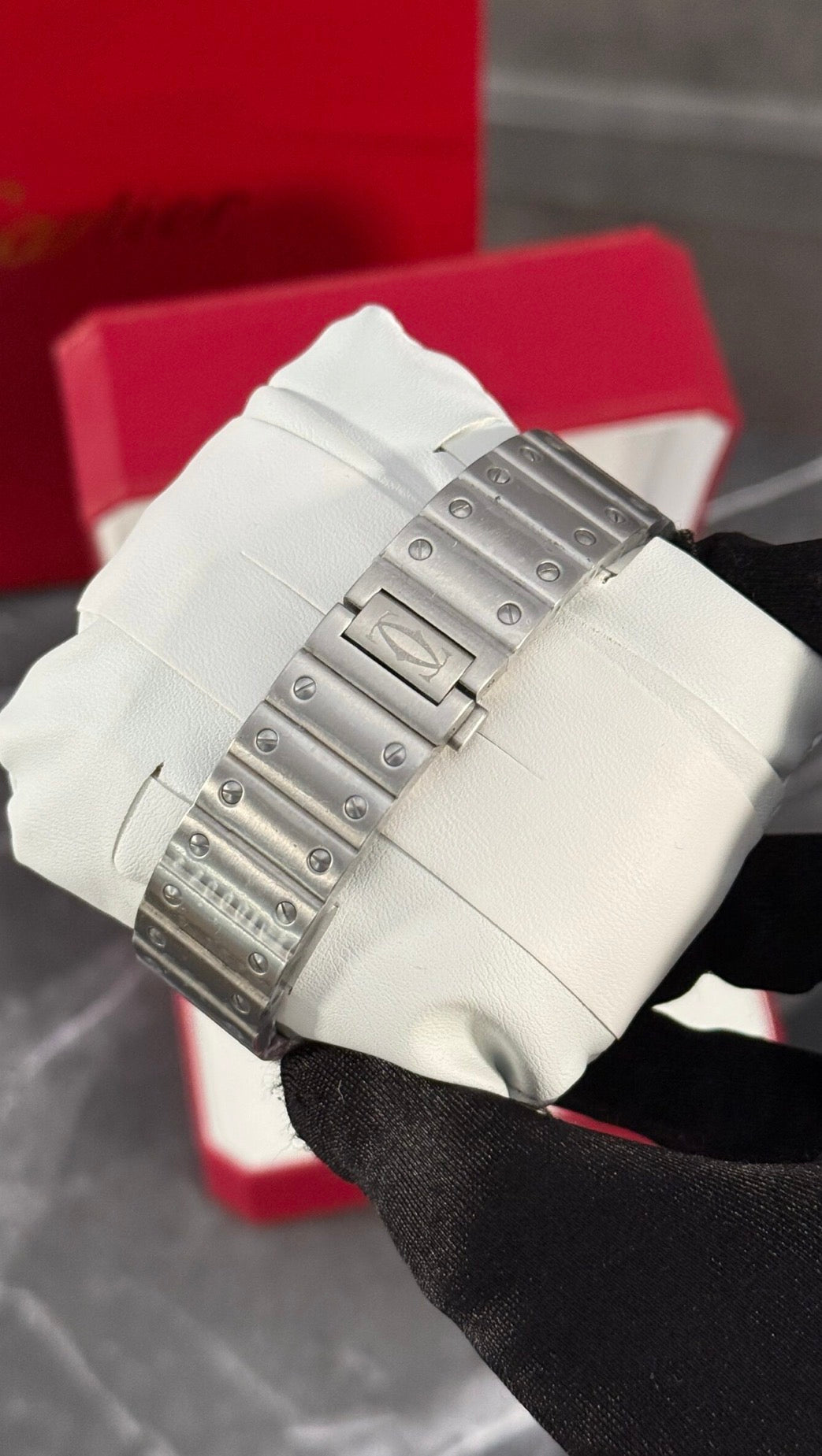 Cartier Santos Plata