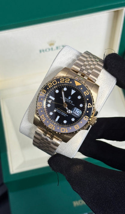 Rolex Gmt Master Jub Oro Esfera Negra