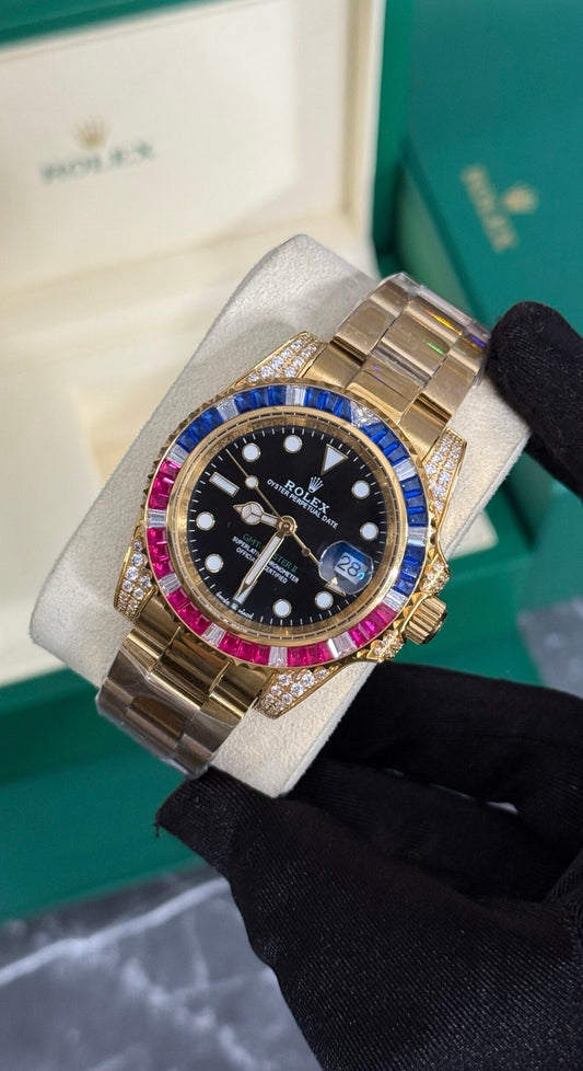 Rolex Gmt Diamantes Oro
