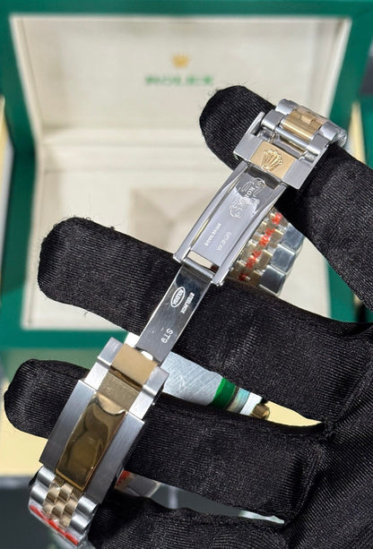 Rolex Gmt Jubile Oro/Plata Esfera Negra