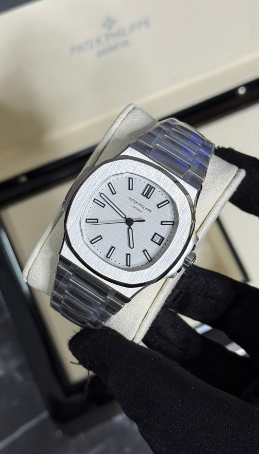 Patek Philippe Nautilus Esfera Blanca