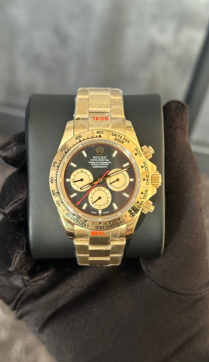 Rolex Daytona Oro Esfera Negra