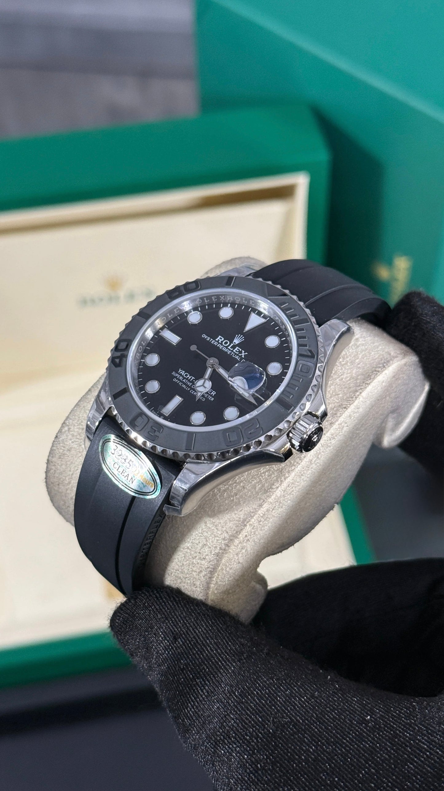 Rolex Yatch - Master Plata / Negro Super Clon