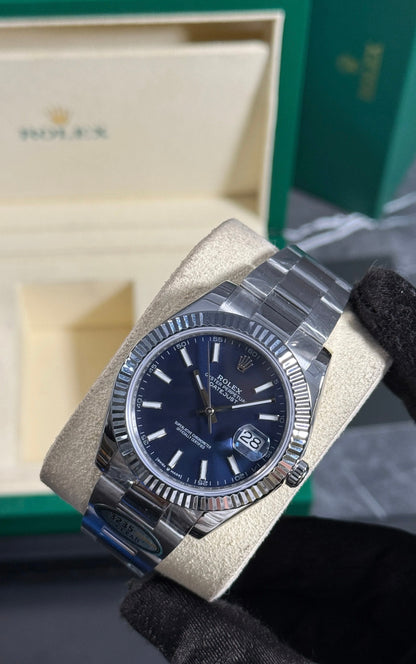 Rolex DateJust Esfera Azul Superclon