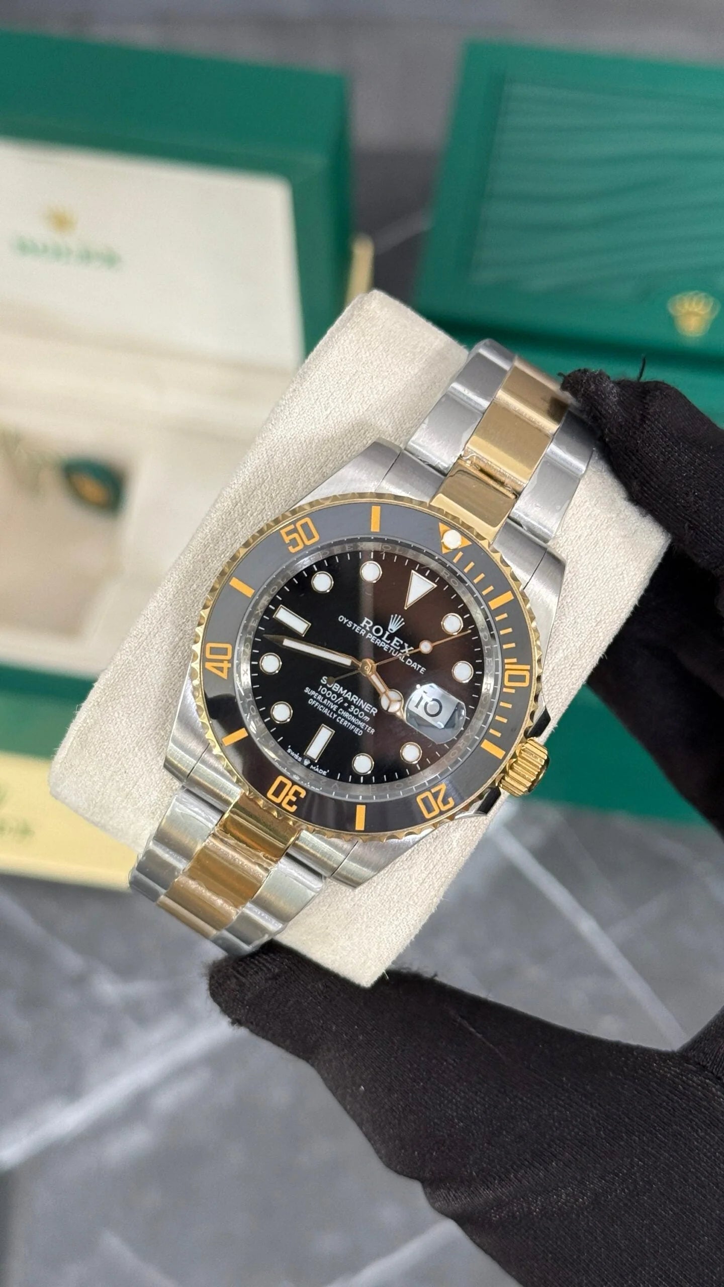 Rolex Submariner Bicolor Esfera Negra