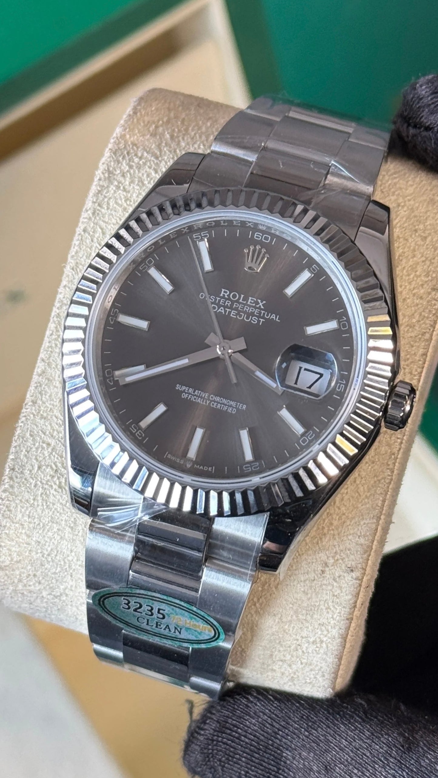 Rolex Datejust Esfera Gris Superclon