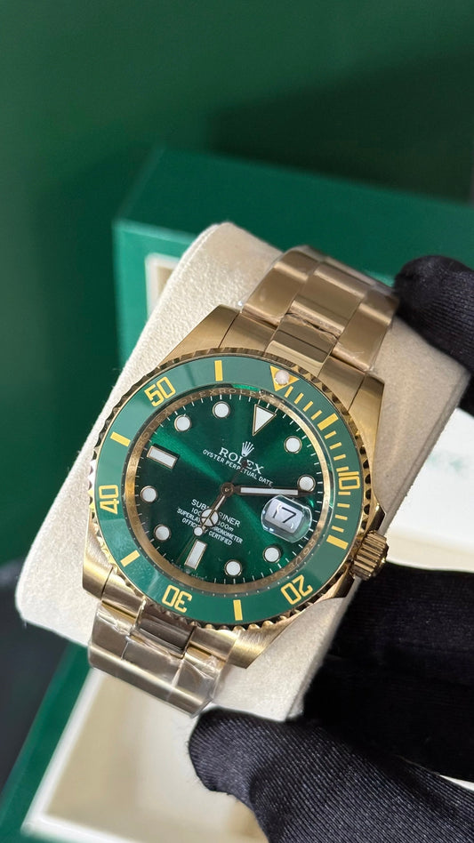 Rolex Submariner Oro Esfera Verde