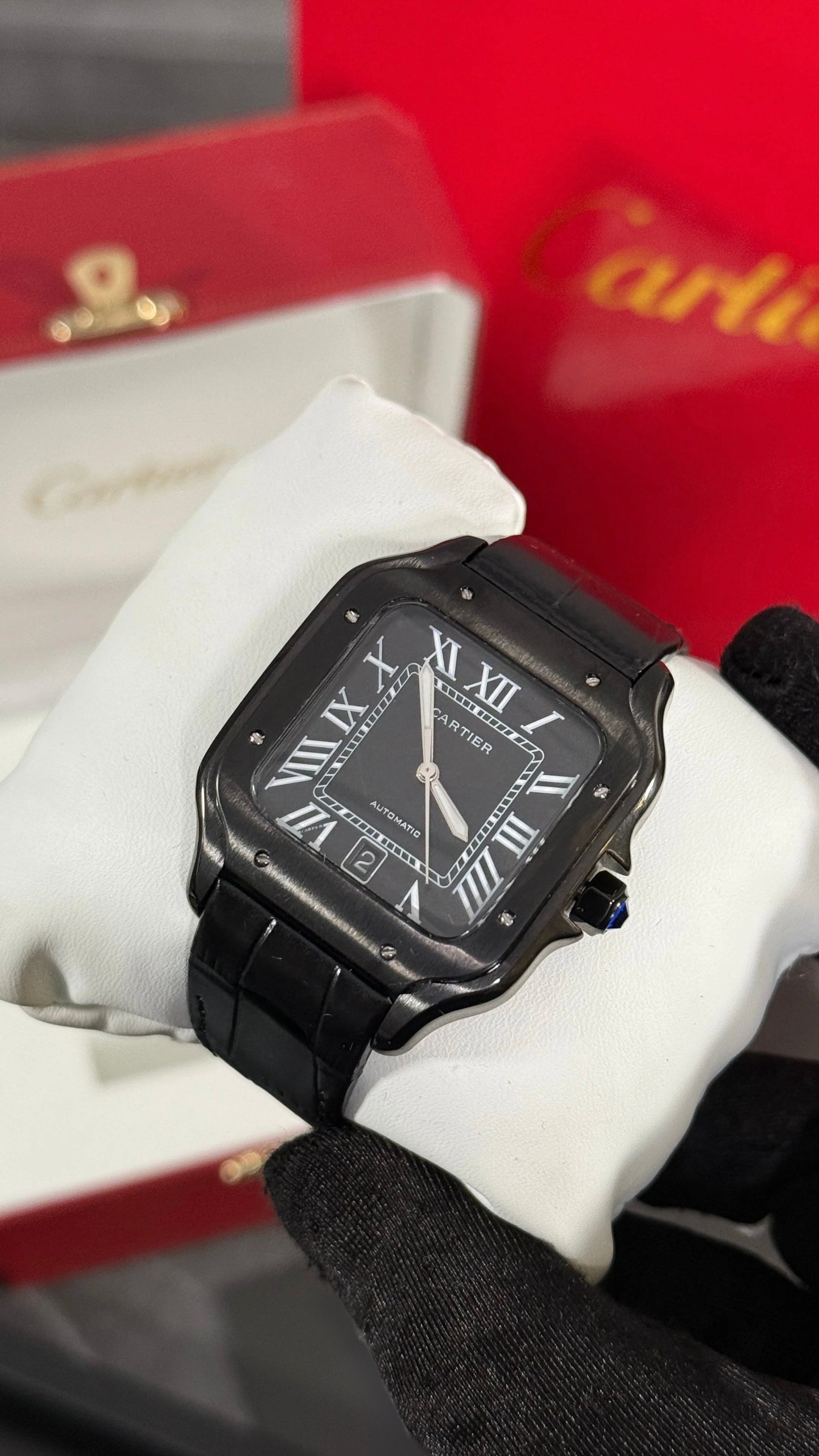 Cartier Santos Full Negro