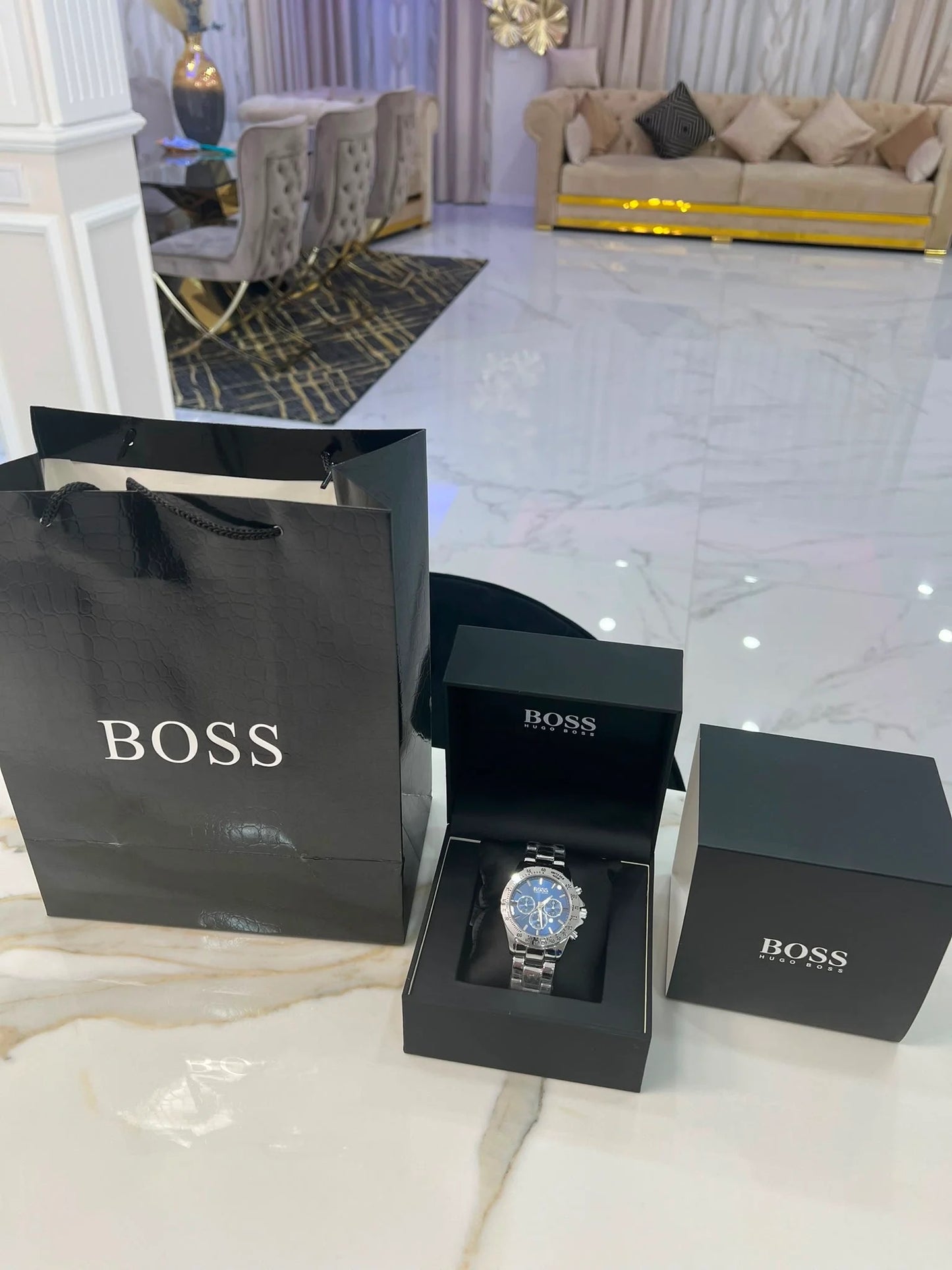 Hugo Boss Con Caja Original Y Pulsera De Regalo